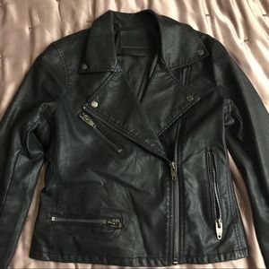 Faux leather jacket